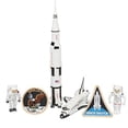 thumbnail image 1 of Apollo Space Rocket & Shuttle Adventure 6 Piece Space Toy Set - With Astronauts, Rockets and More!, 1 of 3