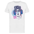 thumbnail image 1 of Apollo Statue With Headphones T-Shirt Men -Image by Shutterstock, Male XX-Large, 1 of 2
