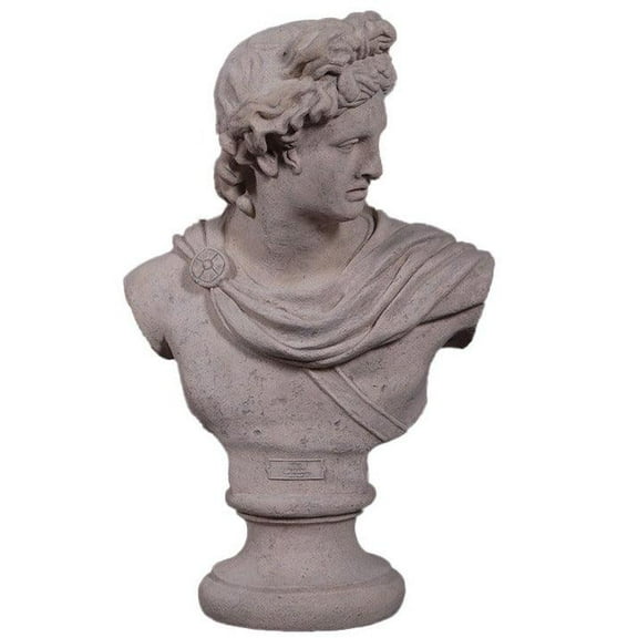 Apollo Stone Bust Life Size Statue