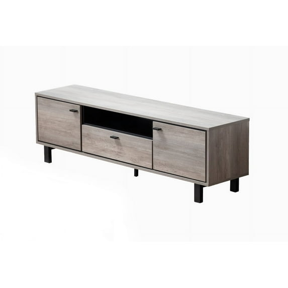 Apollo TV Stand: Ample Storage, Sleek Design, Easy Cable Management