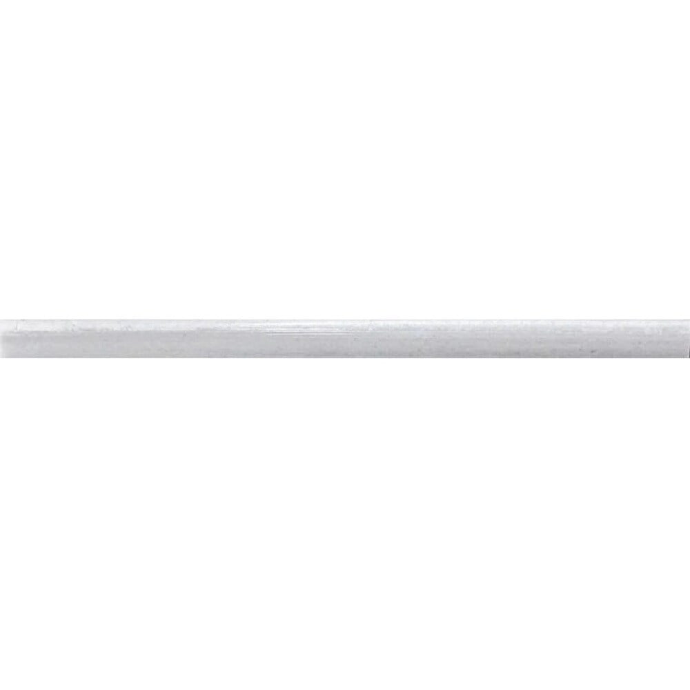 Apollo Gray Marble Polished Pencil Liner Tile Trim 12-in
