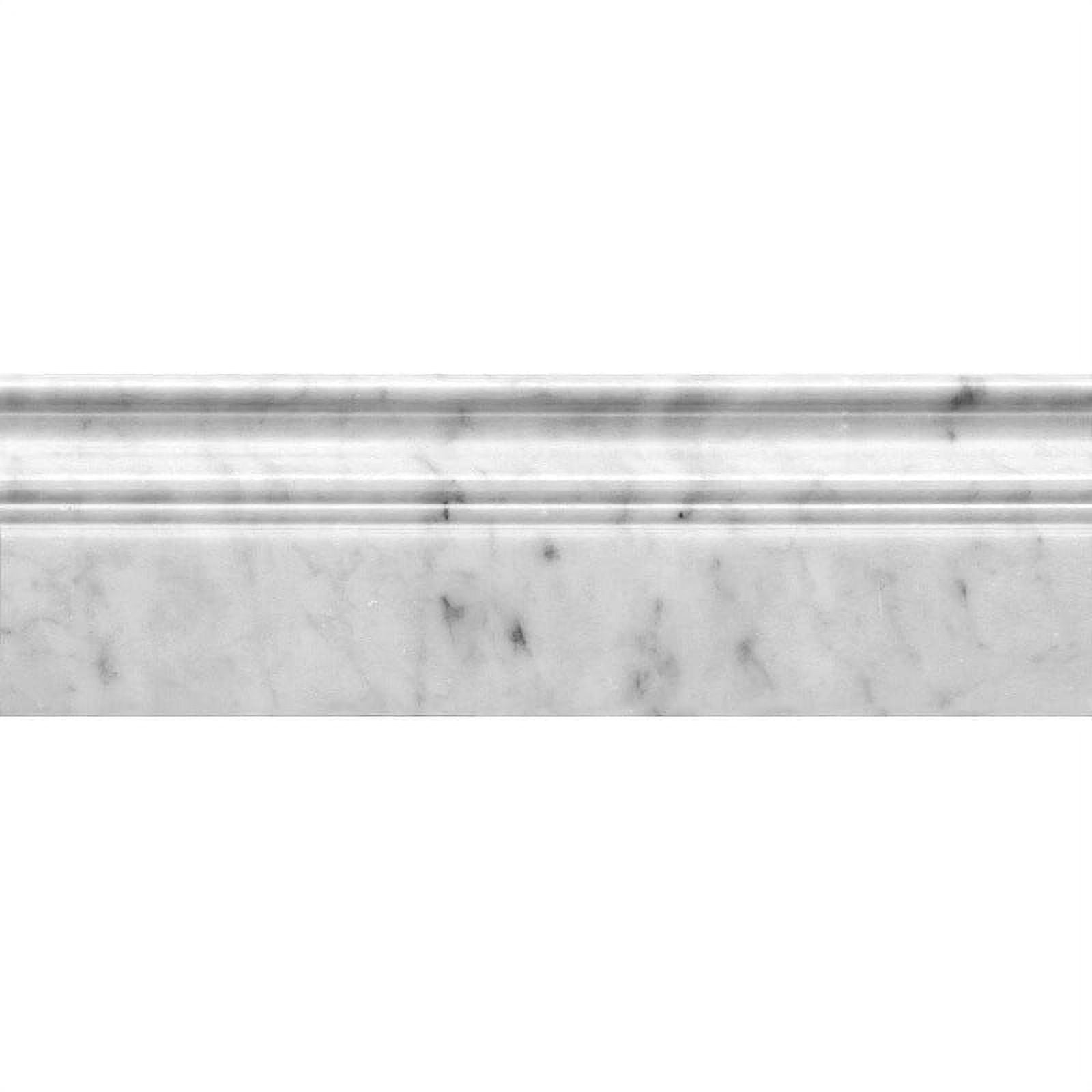 Apollo Tile 10 pack 4-in W x 12-in L Marble Polished Baseboard Tile ...