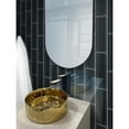 thumbnail image 1 of Apollo Tile   12 Pack 4-in x 16-in Black Rectangular Subway Glossy Finished Glass Mosaic Wall Tile (5.33 sq ft/case), 1 of 3