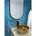 thumbnail image 1 of Apollo Tile   20 Pack 3-in x 12-in Blue Rectangular Subway Glossy Finished Glass Mosaic Wall Tile (5 sq ft/case), 1 of 2