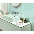 thumbnail image 1 of Apollo Tile   20 Pack 3-in x 12-in Cadet Blue Rectangular Subway Glossy Finished Glass Mosaic Wall Tile (5 sq ft/case), 1 of 2