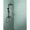 thumbnail image 1 of Apollo Tile 20 Pack 3-in x 12-in Cadet Blue Rectangular Subway Matte Finished Glass Mosaic Wall Tile (5 sq ft/case), 1 of 2