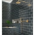 thumbnail image 1 of Apollo Tile   40 Pack 3-in x 6-in Ash Gray Rectangular Subway Glossy Finished Glass Mosaic Wall Tile (5 Sq ft/case), 1 of 9