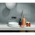 thumbnail image 1 of Apollo Tile   5 Pack 11-in x 12.6-in Slate Gray Herringbone Glossy Finished Glass Mosaic Wall and Floor Tile (4.92 sq ft/case), 1 of 2