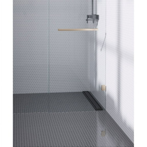 Apollo Tile 5 Pack 12-in x 12-in Gray Penny Round Glossy Finished Glass Mosaic Wall and Floor Tile (5 sq ft/case)