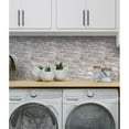thumbnail image 1 of Apollo Tile   5 pack 11.7-in x 11.9-in Silver Glass Mosaic Tile (4.79 Sq ft/case), 1 of 2