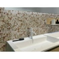 thumbnail image 1 of Apollo Tile   5 pack 12-in. x 12-in Beige Yellow Glossy Textured Penny Round Mosaic Wall Tile (5.00 sq ft/case), 1 of 2