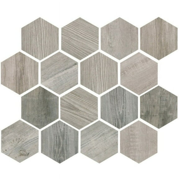 Apollo Tile  5 pack 9.8-in W x 11.8-in L Matte Ceramic Wall and Floor Mosaic Tile (4.015 Sq ft/case)