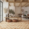 thumbnail image 1 of Apollo Tile Aureole 8.66 in. x 9.84 in. Matte Terra Mauve and White Porcelain Hexagon Wall and Floor Tile (8.07 sq ft/case) - 18 Sheets, 1 of 3