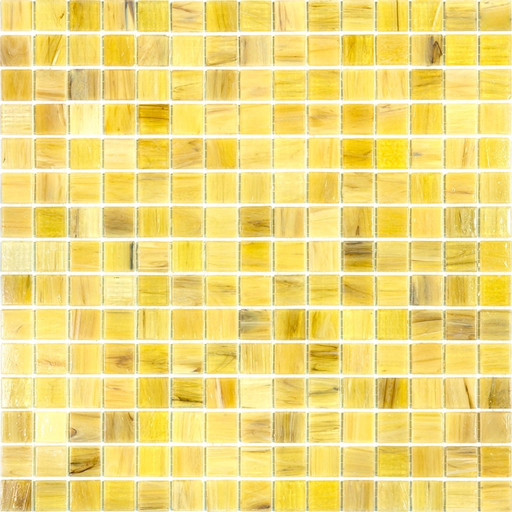 Apollo Tile Celestial 12 in. x 12 in. Glossy Cream Beige Glass Mosaic Wall and Floor Tile (20 sq. ft./case) (20-pack)