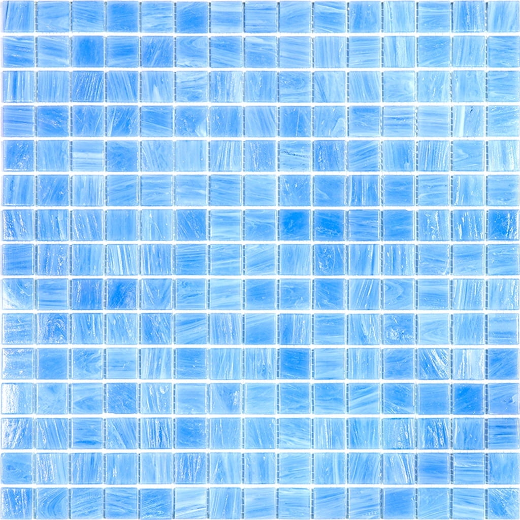 Light Sea Green Glass Mosaic Wall and Floor Tile