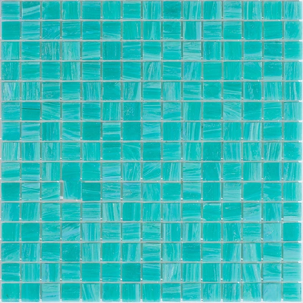 Apollo Tile Celestial 12 in. x 12 in. Glossy Persian Green Glass Mosaic Wall and Floor Tile (20 sq. ft./case) (20-pack)