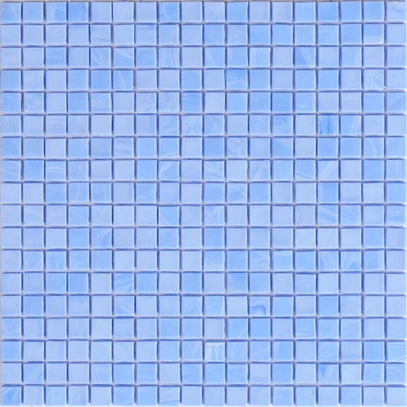 Apollo Tile Skosh 11.6 in. x 11.6 in. Glossy Baby Blue Glass Mosaic Wall and Floor Tile (18.69 sq. ft./case) (20-pack)
