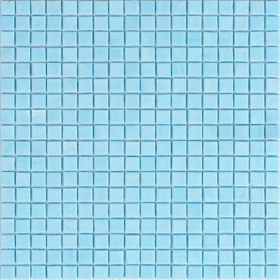 Apollo Tile Skosh 11.6 in. x 11.6 in. Glossy Sky Blue Glass Mosaic Wall and Floor Tile (18.69 sq. ft./case) (20-pack)