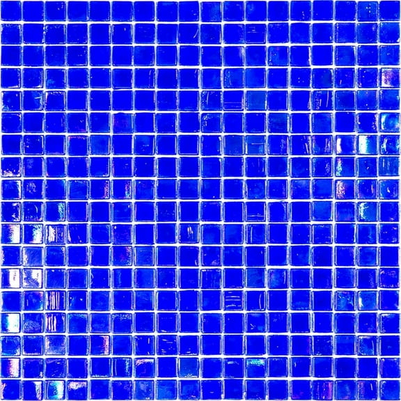Apollo Tile Skosh 11.6 in. x 11.6 in. Glossy Tiffany Blue Glass Mosaic Wall and Floor Tile (18.69 sq. ft./case) (20-pack)