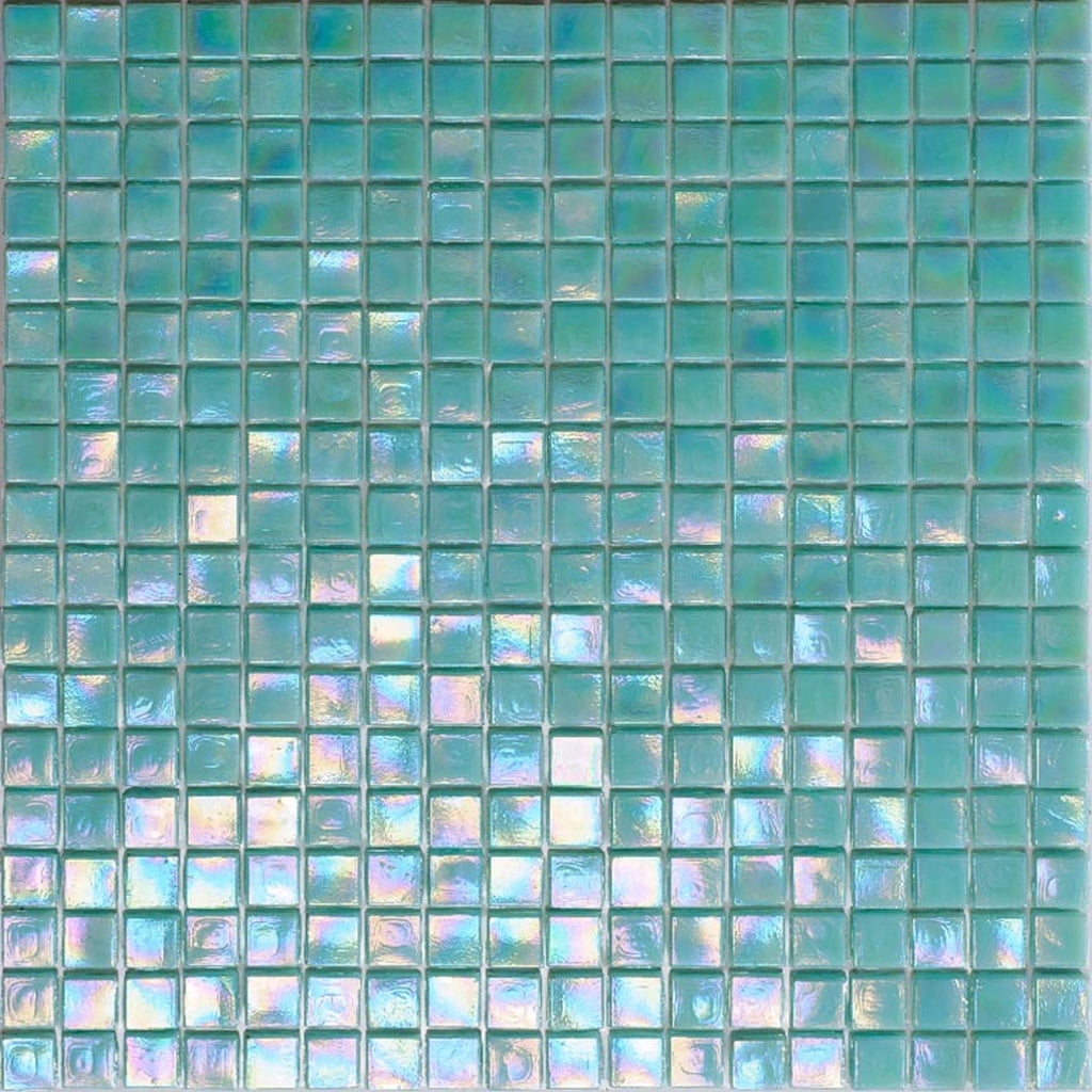 Winter Green Glossy Glass Mosaic Tile for Kitchen and Bathroom