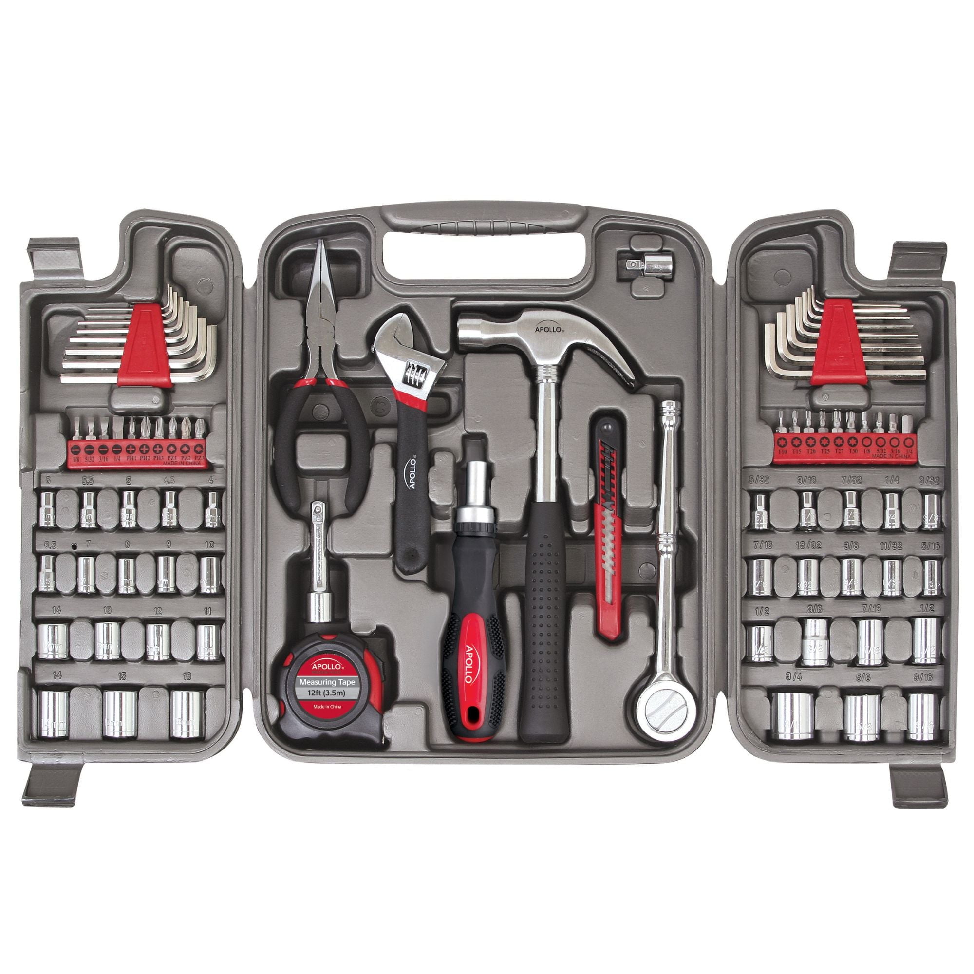 APOLLO PRECISION TOOLS 79 Piece Multi-Purpose Tool Kit - DT9411