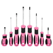 Apollo Tools 8 Pink Essential Screwdriver Set DT5018P