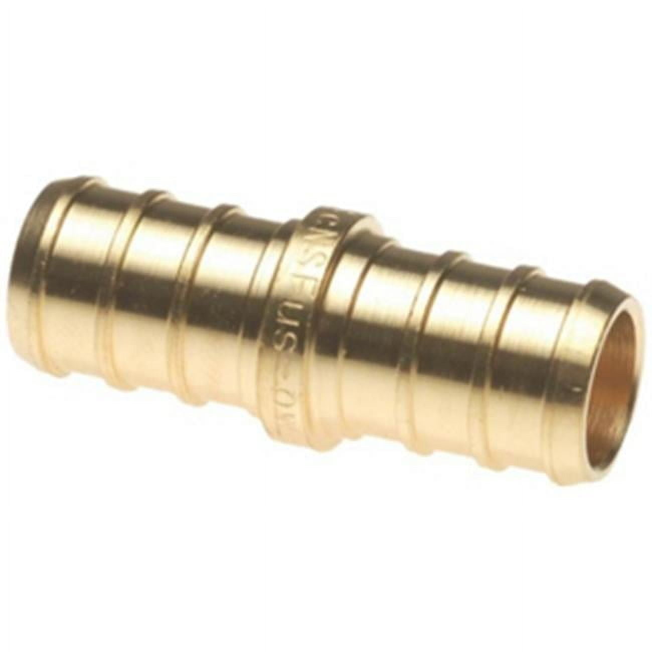 1/2" Brass PEX-B Barb Coupling for Potable Water