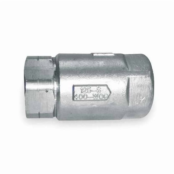Apollo Valves 1/2" FNPT Stainless Steel Ball Cone Spring Check Valve 6210301