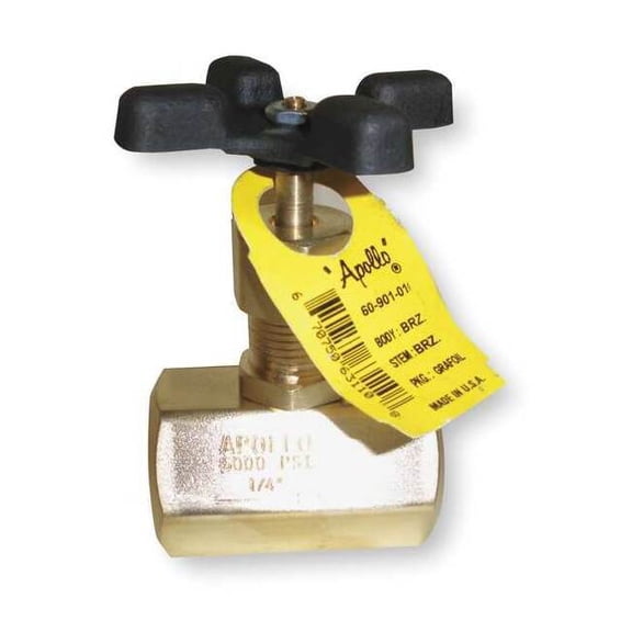 Apollo Valves Globe Valve,1/2 In.,FNPT,Brass 6090301