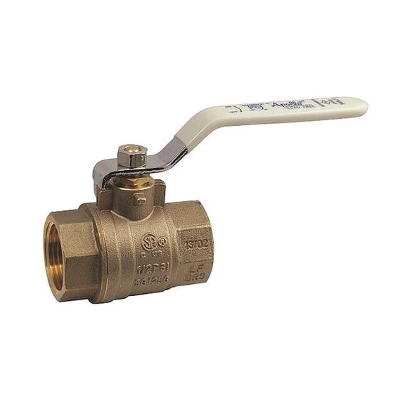 Apollo Valves 1-1/4" NPT Brass Ball Valve Inline 94ALF-106-01A