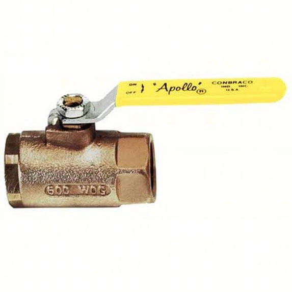 Apollo Valves 1/4" FNPT Bronze Ball Valve Inline 7010110