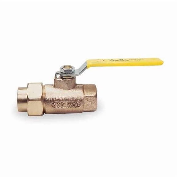 Apollo Valves 1-1/4" FNPT Bronze Ball Valve Inline Single Union 7030601