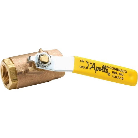 Apollo Valves 1/4" FNPT Bronze Ball Valve Inline 70LF-101-01