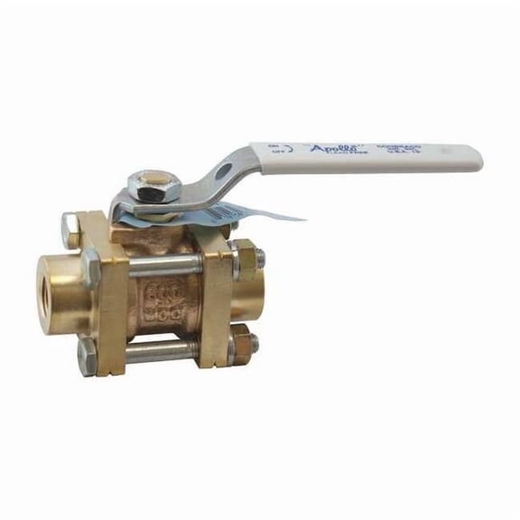 Apollo Valves 1/4 in FNPT Bronze Ball Valve Inline 82LF10101