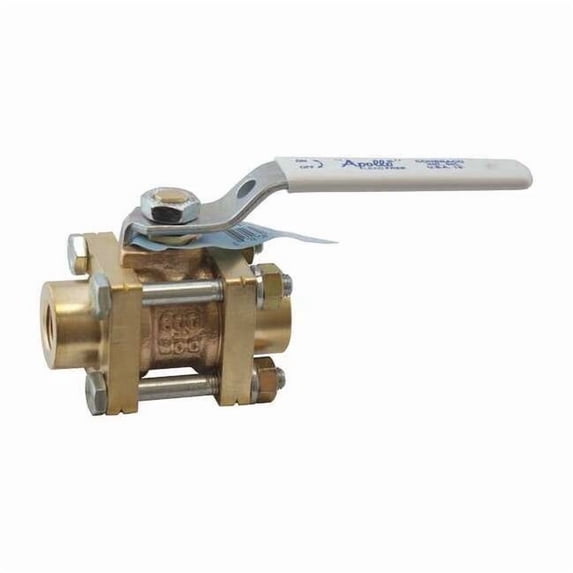 Apollo Valves 3/4" FNPT Bronze Ball Valve Inline 82LF10401