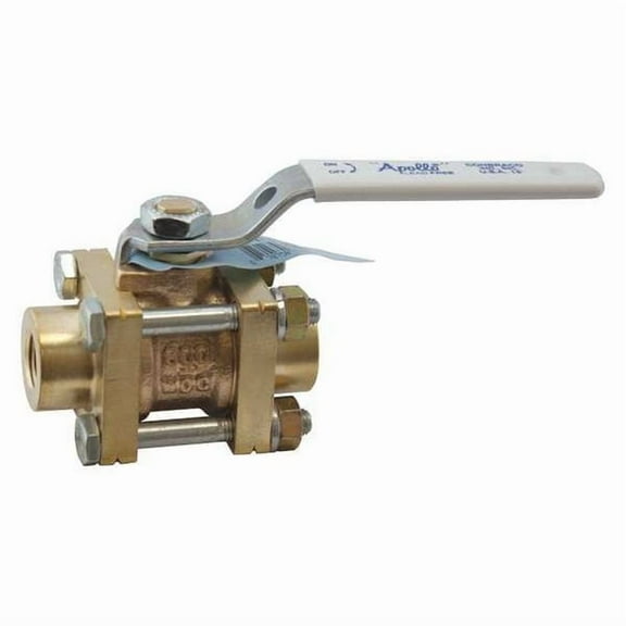 Apollo Valves 1" FNPT Bronze Ball Valve Inline 82LF10501