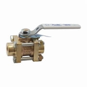 Apollo Valves 1-1/4" FNPT Bronze Ball Valve Inline 82LF10601