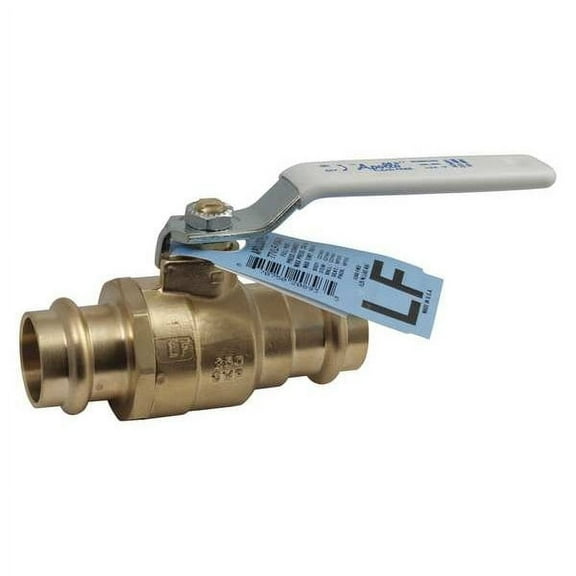 Apollo Valves 1-1/4" Press Brass Ball Valve Inline 77VLF14601