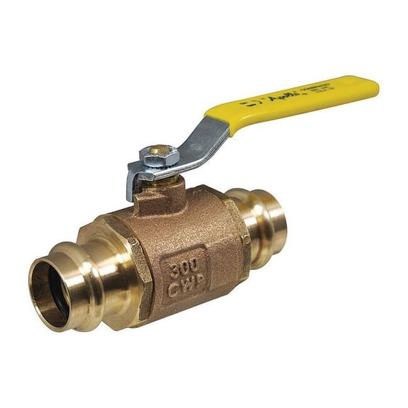 Apollo Valves Manual 2-Way Ball Valve,Press,Brass 77W10501A