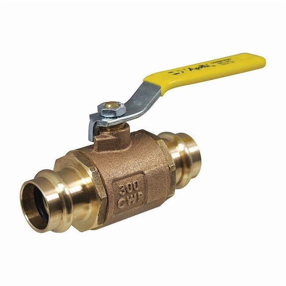 Apollo Valves Manual 2-Way Ball Valve,Press,Bronze 77W10701A