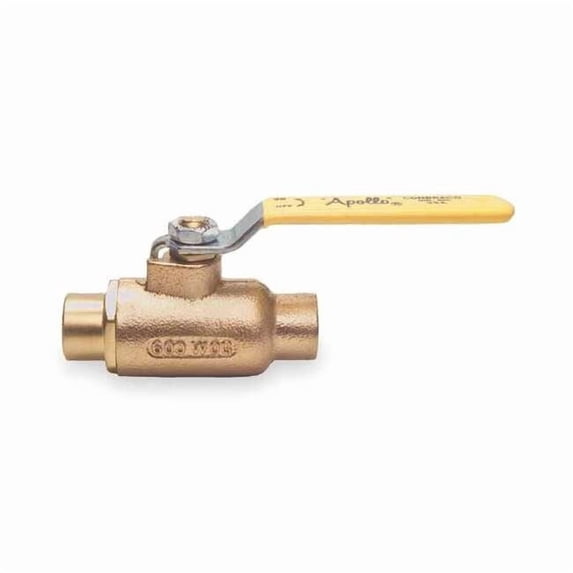 Apollo Valves 1/2" Sweat Bronze Ball Valve Inline 7020301