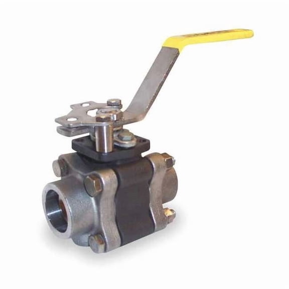 Apollo Valves 1/2" Socket Carbon Steel Ball Valve Inline 83B24301