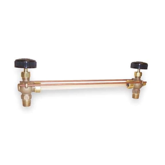 Apollo Valves Water Gauge,Pipe Size 3/4 In,MNPT 2020700