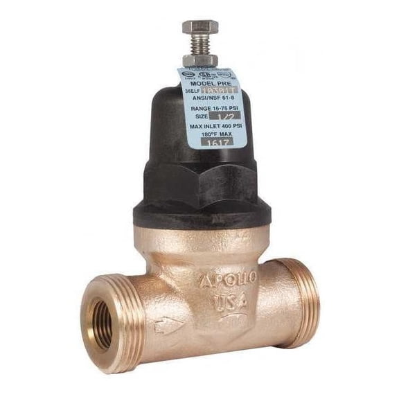Apollo Valves Water Pressure Reducing Valve,1/2 In. 36ELF10301T