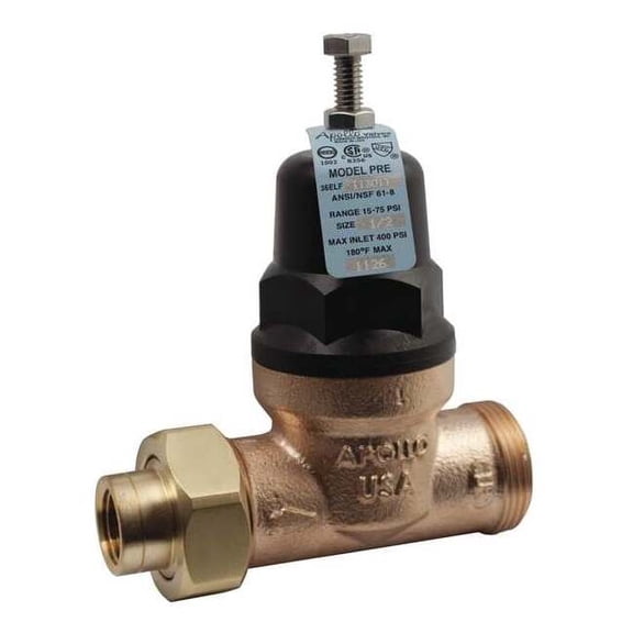 Apollo Valves Water Pressure Reducing Valve,1/2 In. 36ELF12301T