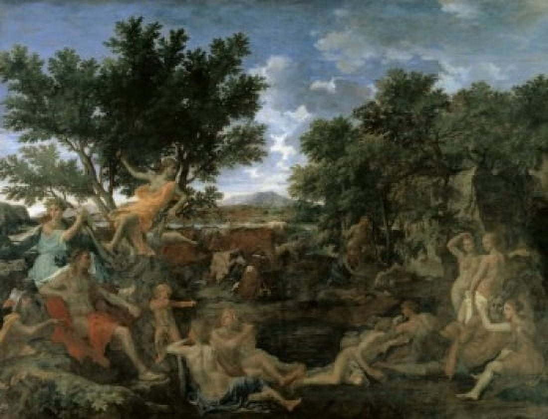 Apollo and Daphne 1664 Nicolas Poussin (1594-1665French) Oil on canvas Muse du Louvre Paris Canvas Art - Nicolas Poussin (24 x 36)