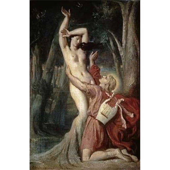 Apollo and Daphne Poster Print by  Theodore Chasseriau  (12 x 18)