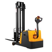 APOLLOLIFT Fll Electric Counter-Balanced Walkie Stacker 2200lbs Capacity with 98" Lift Forklift