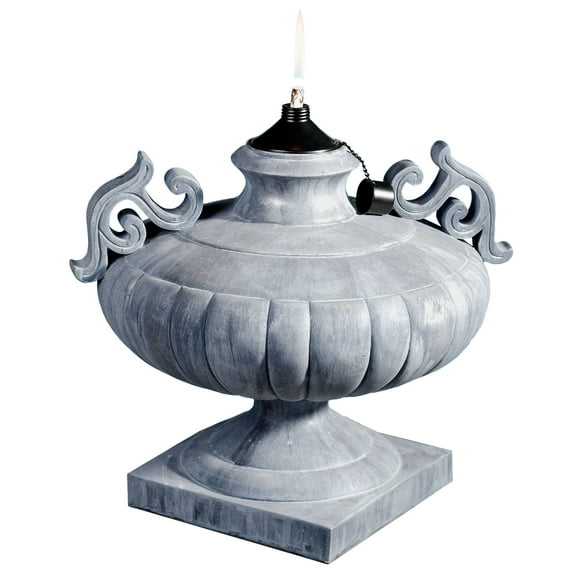 Apollonia Urn Oil Lamp Gray
