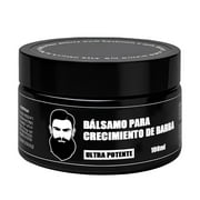 Apolo Ultra Potente Beard Stimulator Balm - Bálsamo 100ml Daily Moisturizer for Stronger Faster Growing Beard